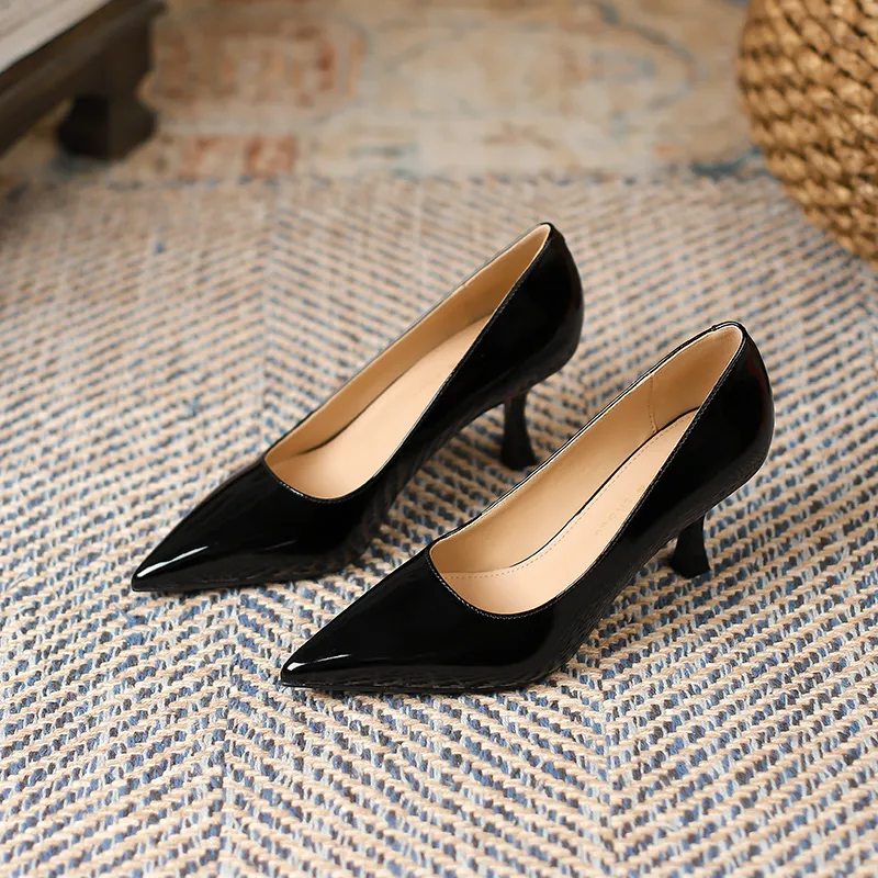 Lan Miao Slim Heel High Heels Women's-20