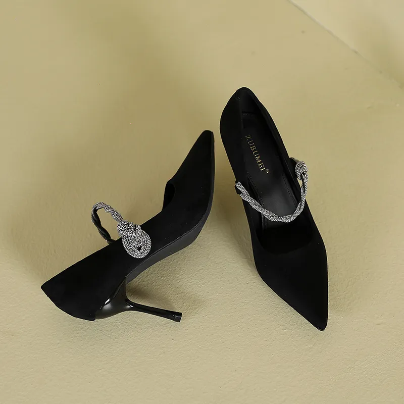 Lan Miao Slim Heel High Heels Women's-13