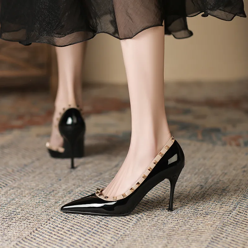 Lan Miao Slim Heel High Heels Women's-2