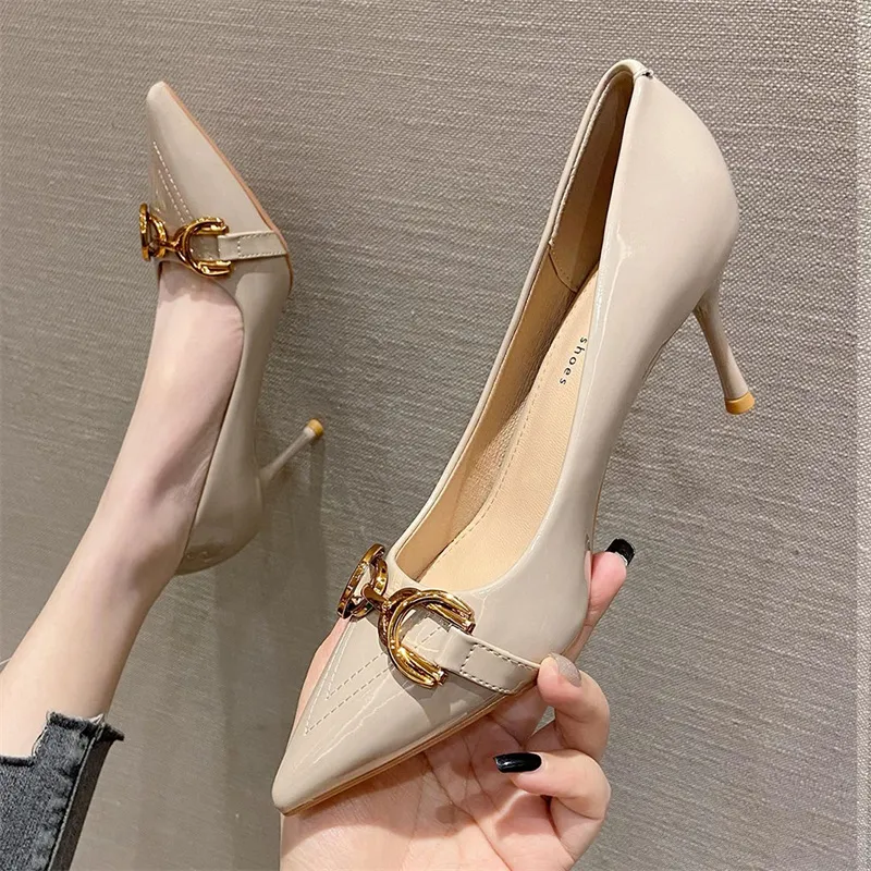 Lan Miao Slim Heel High Heels Women's-12