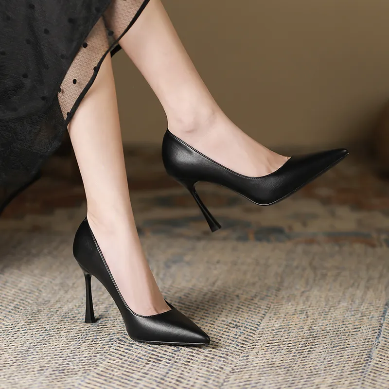Lan Miao Slim Heel High Heels Women's-12