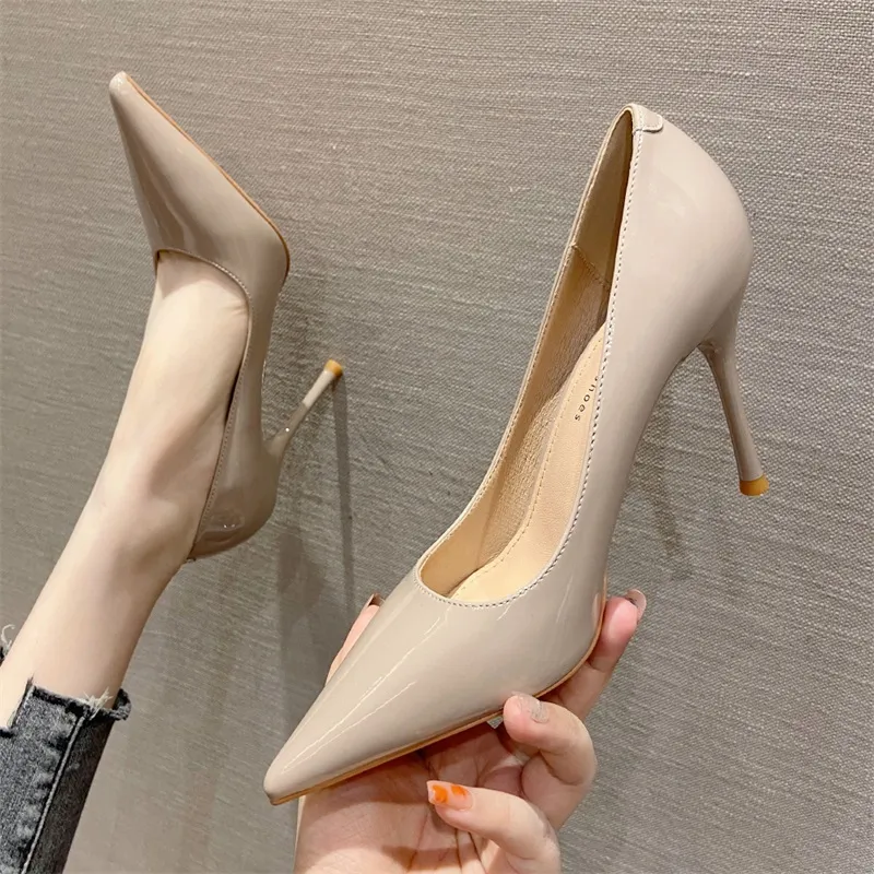 Lan Miao Slim Heel High Heels Women's-13