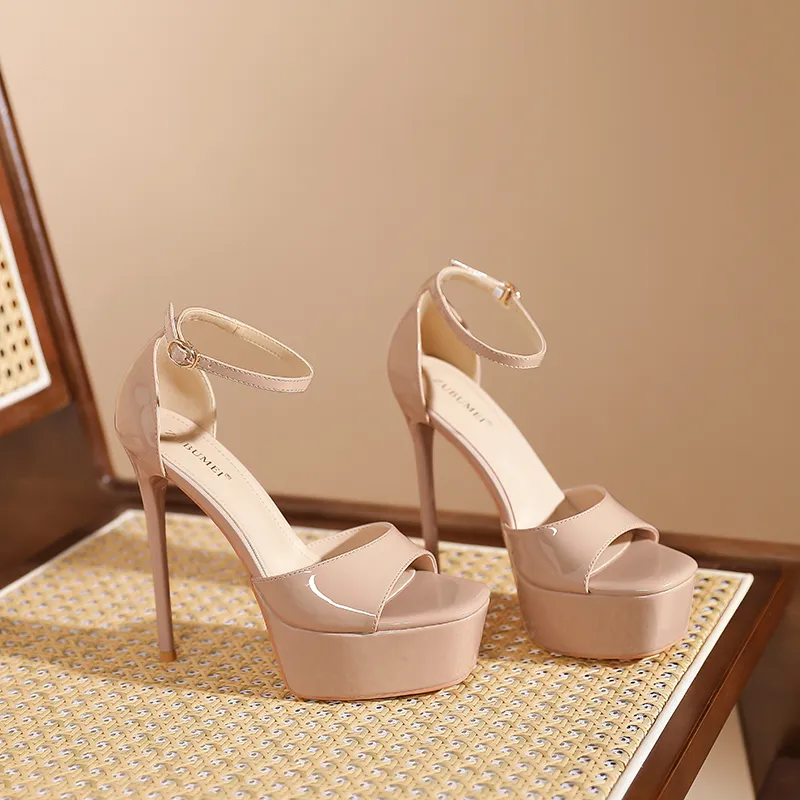 Lan Miao Slim Heel High Heels Women's-13