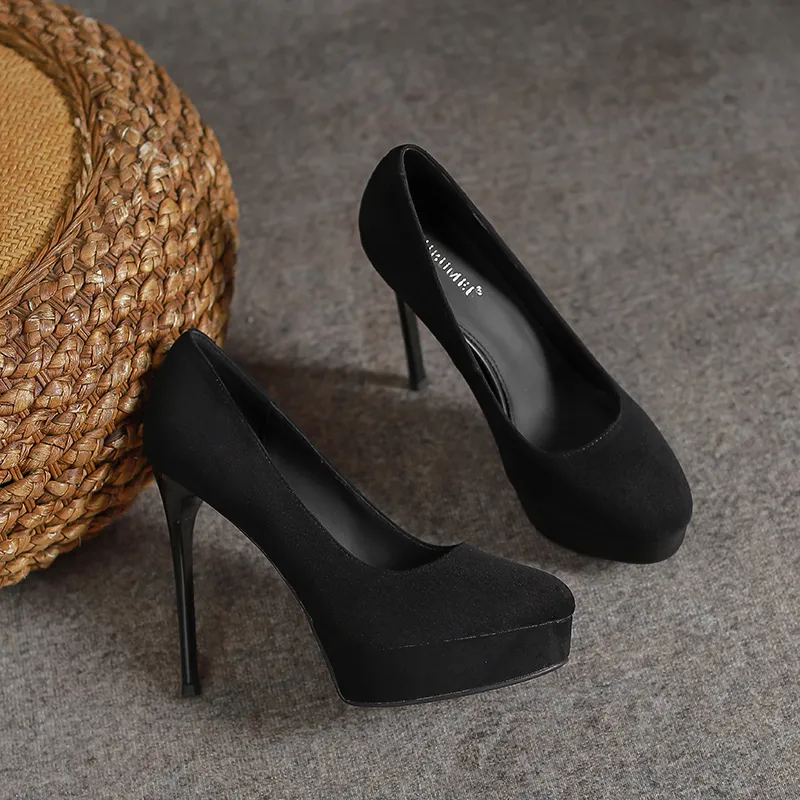 Lan Miao Slim Heel High Heels Women's-13