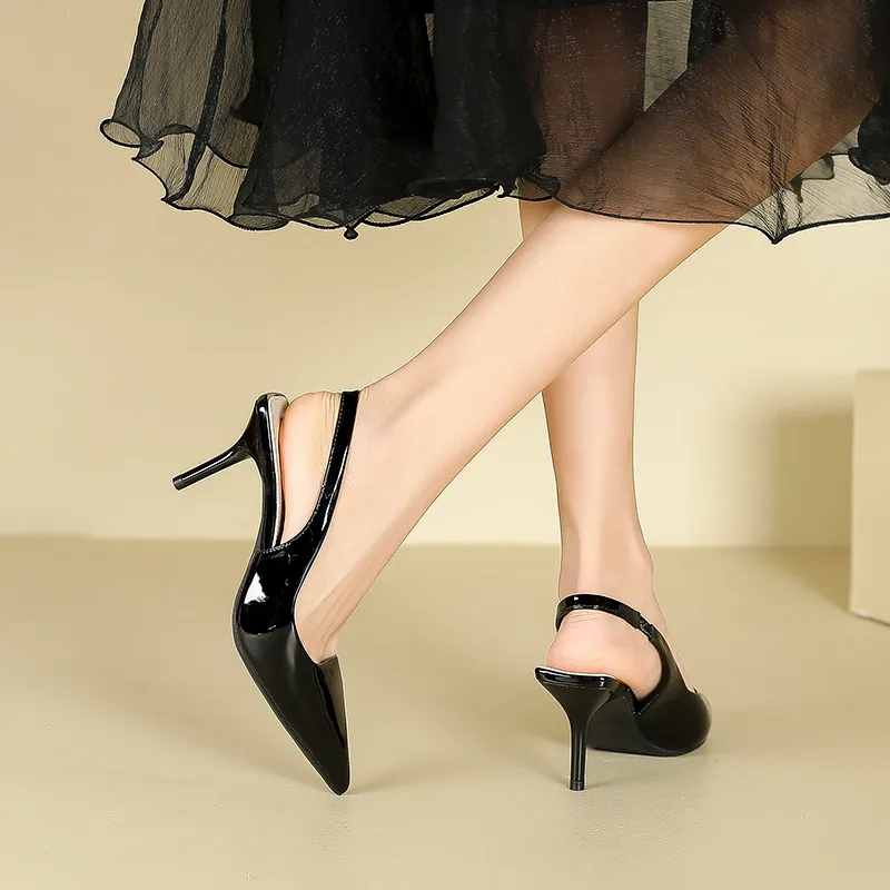 Lan Miao Slim Heel High Heels Women's-12