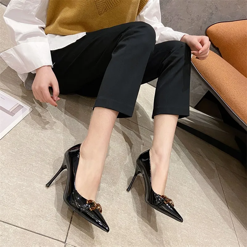 Lan Miao Slim Heel High Heels Women's-12