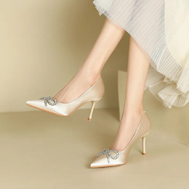 Lan Miao Slim Heel High Heels Women's-11