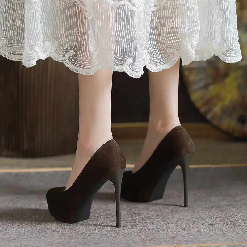 Lan Miao Slim Heel High Heels Women's-2