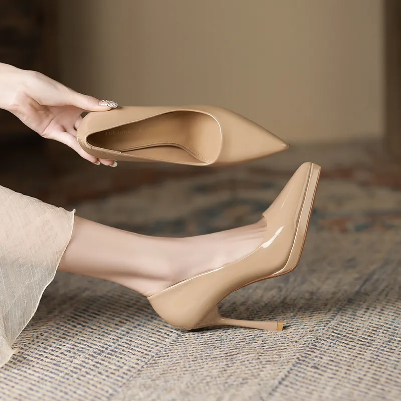 Lan Miao Slim Heel High Heels Women's-26