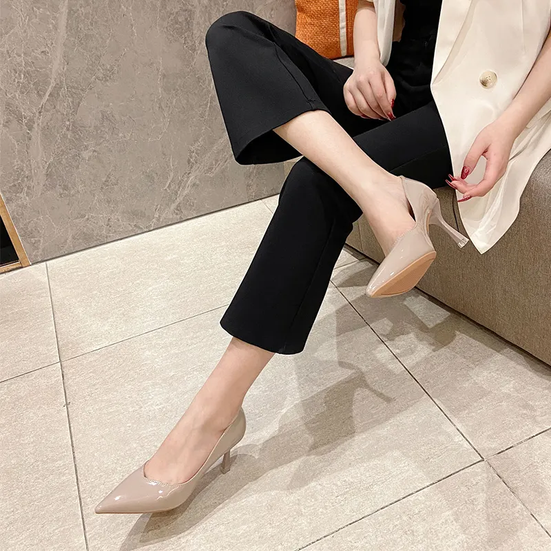 Lan Miao Slim Heel High Heels Women's-1