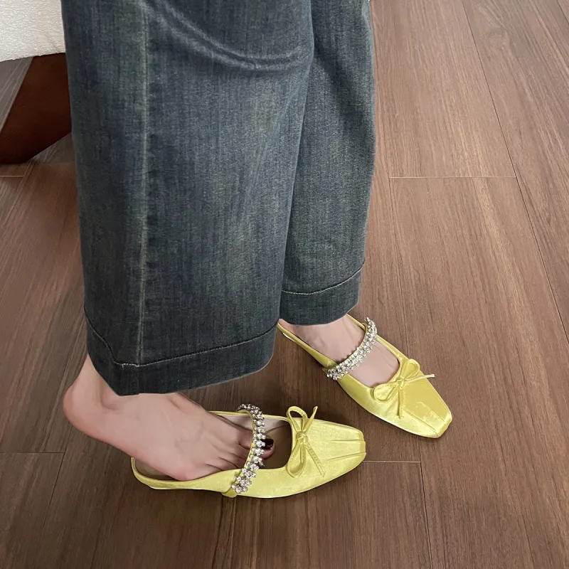 Lan Miao Slip Resistant Closed Toe Slippers Women's-2