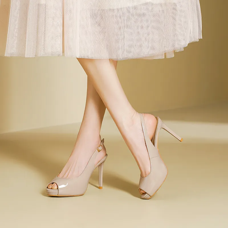 Lan Miao Slim Heel High Heels Women's-2
