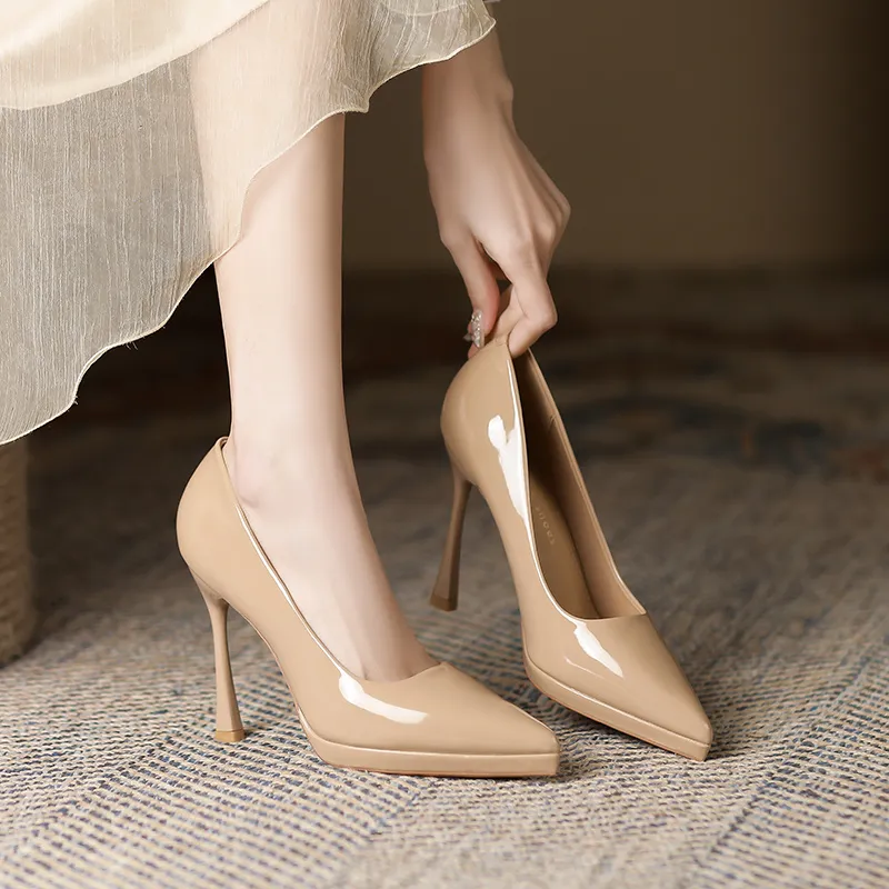 Lan Miao Slim Heel High Heels Women's-25