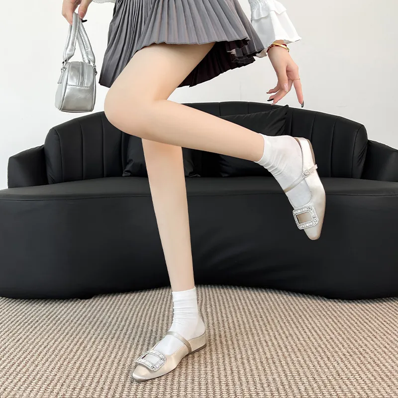 Lan Miao Rubber Sole Slip Resistant Closed Toe Slippers Women's-15