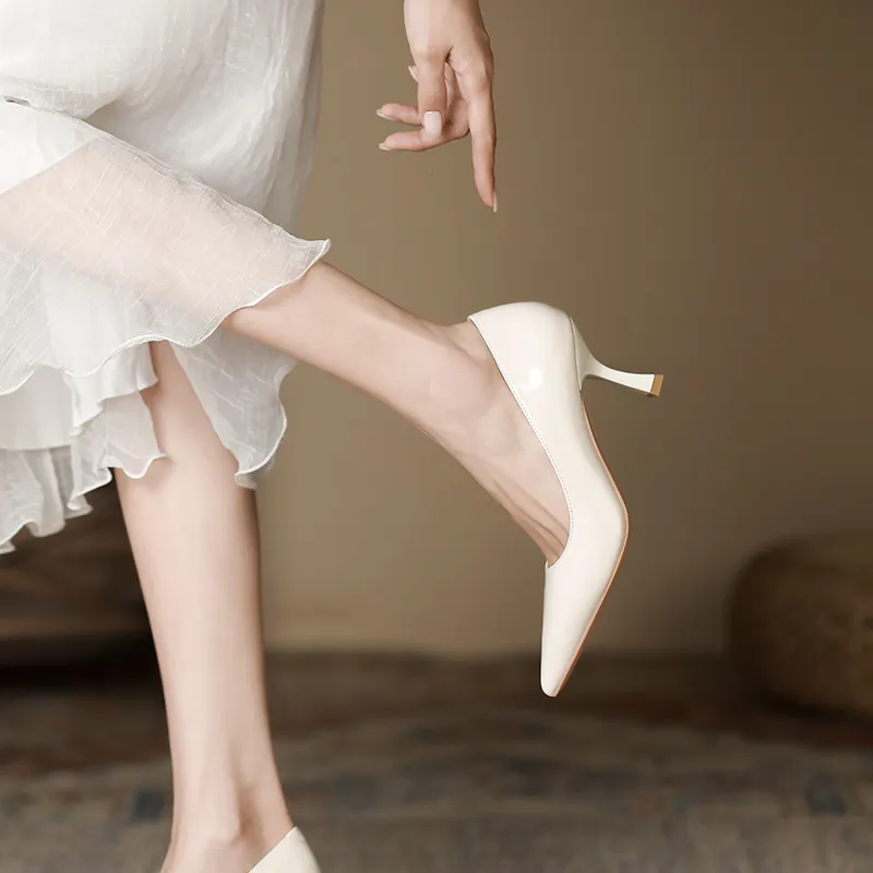 Lan Miao Slim Heel High Heels Women's-11