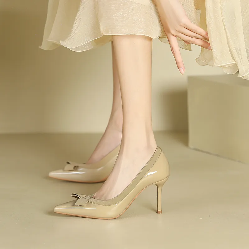 Lan Miao Slim Heel High Heels Women's-1
