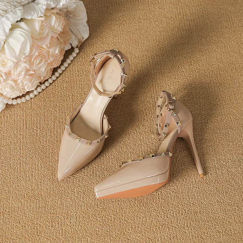 Lan Miao Slim Heel High Heels Women's-6