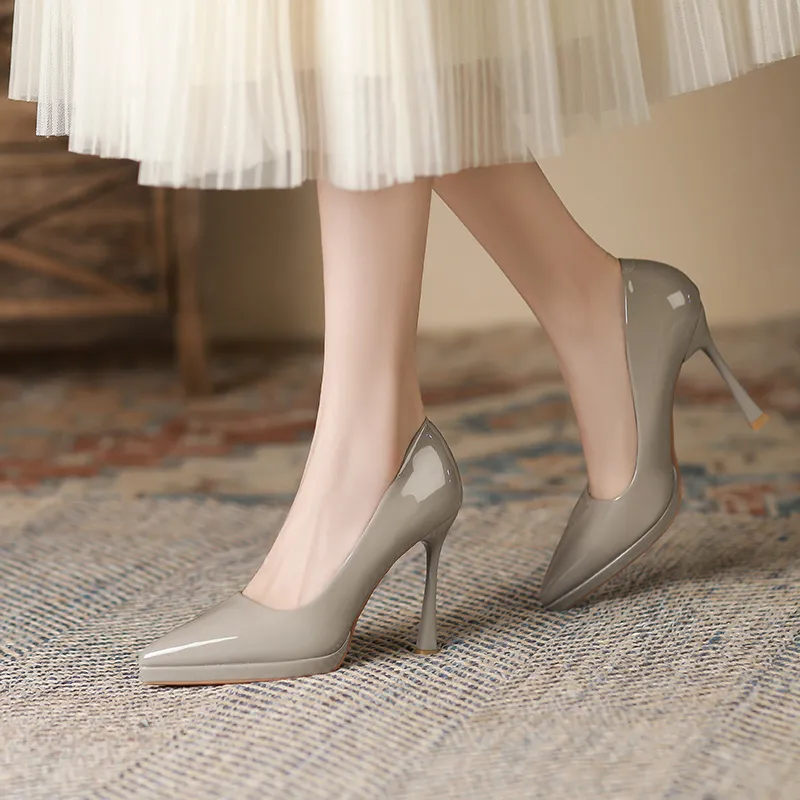 Lan Miao Slim Heel High Heels Women's-18