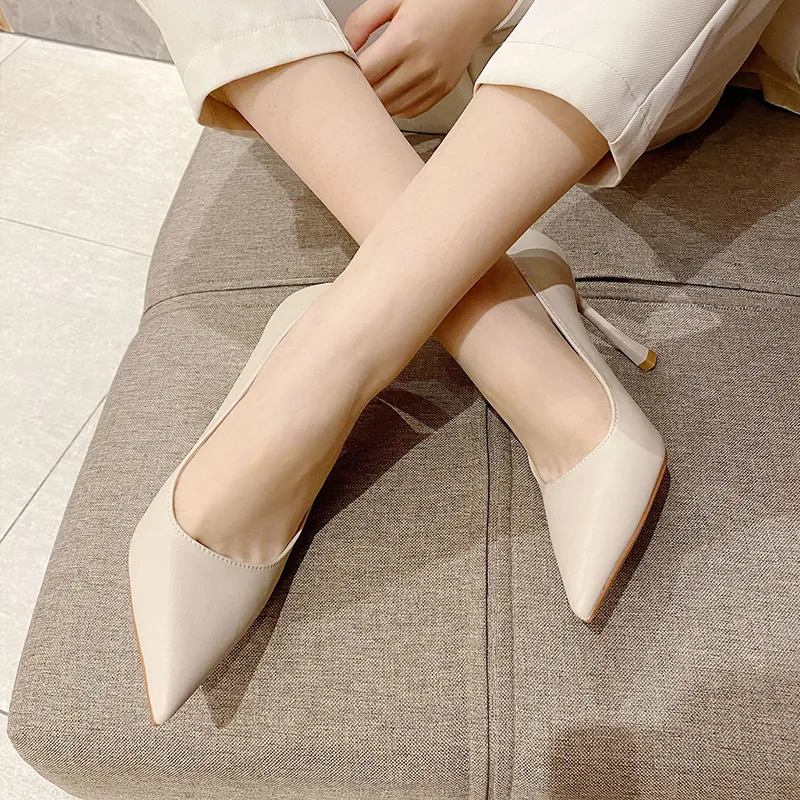 Lan Miao Slim Heel High Heels Women's-22