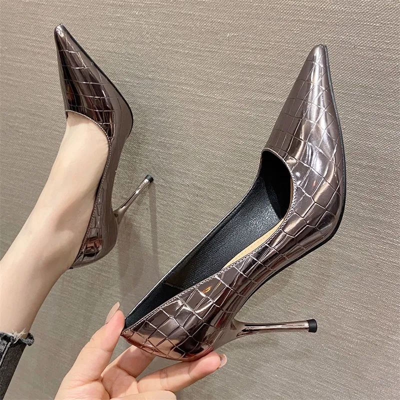 Lan Miao Slim Heel High Heels Women's-18