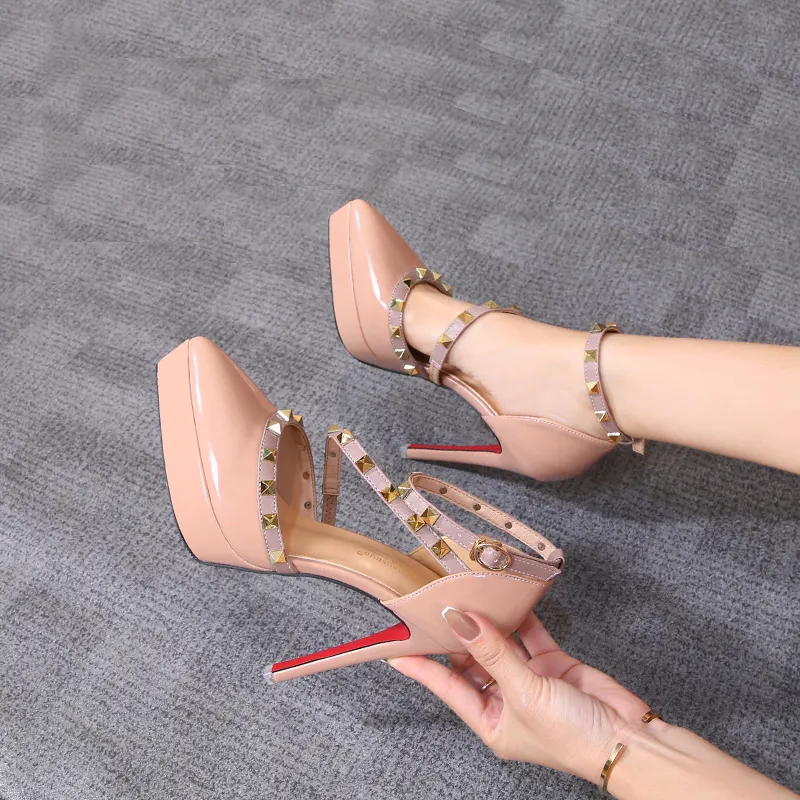 Lan Miao Slim Heel High Heels Women's-4