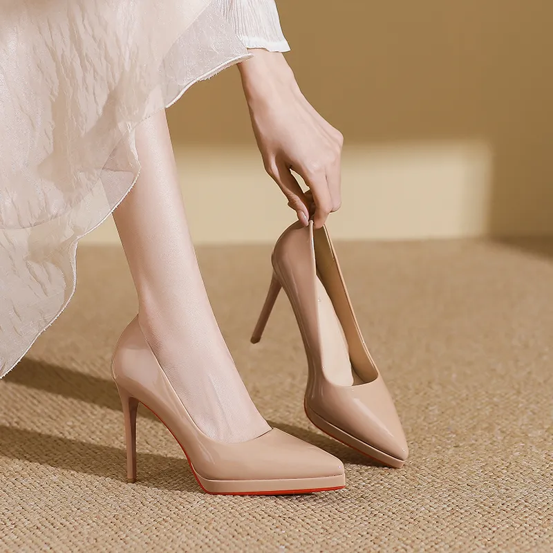 Lan Miao Slim Heel High Heels Women's-5