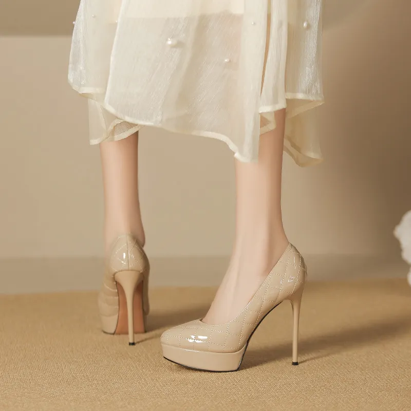 Lan Miao Slim Heel High Heels Women's-10