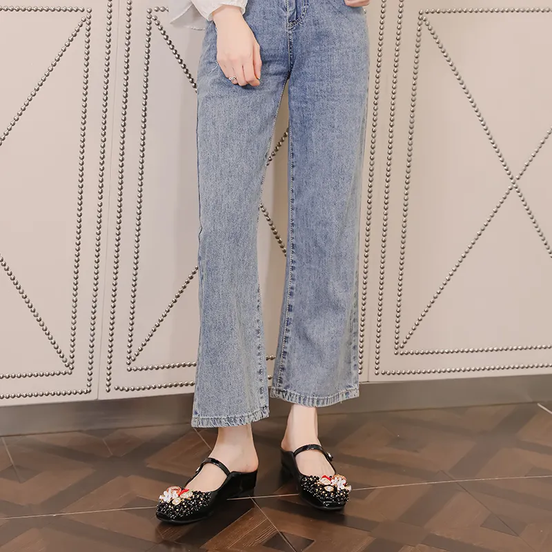 Lan Miao Abrasion Resistant Slip Resistant Closed Toe Slippers Women's-14