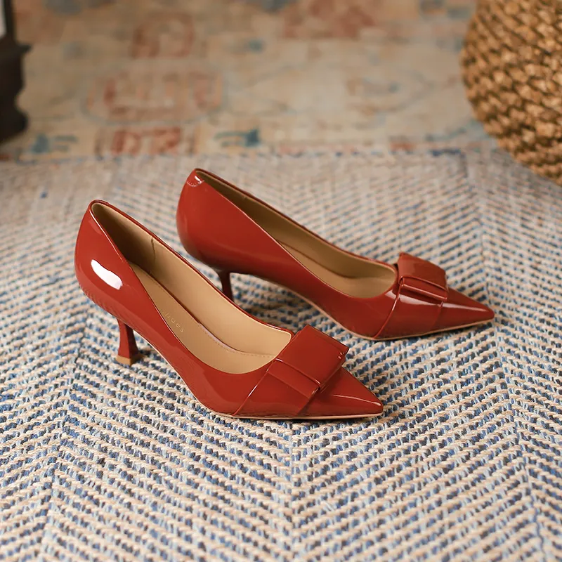 Lan Miao Slim Heel High Heels Women's-6