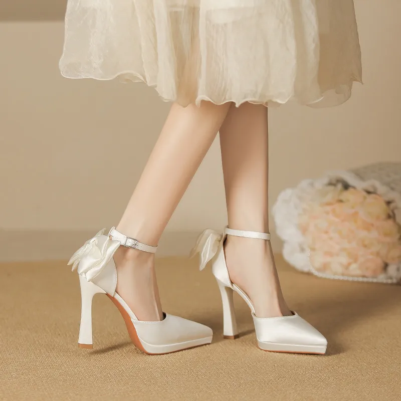 Lan Miao Slim Heel High Heels 10CM Women's-10