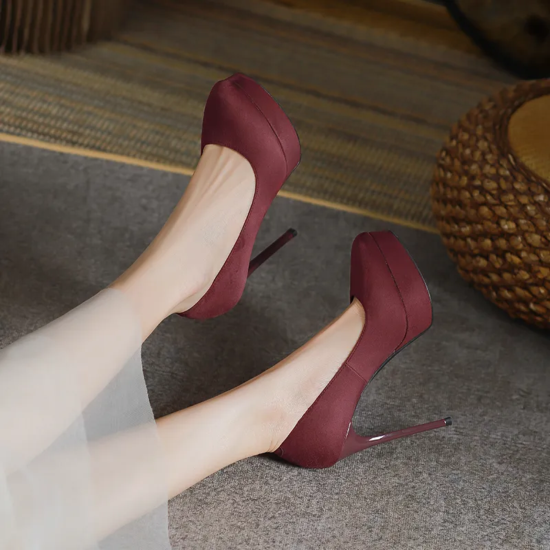 Lan Miao Slim Heel High Heels Women's-19