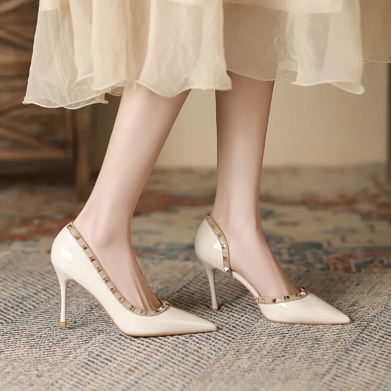 Lan Miao Slim Heel High Heels Women's-17