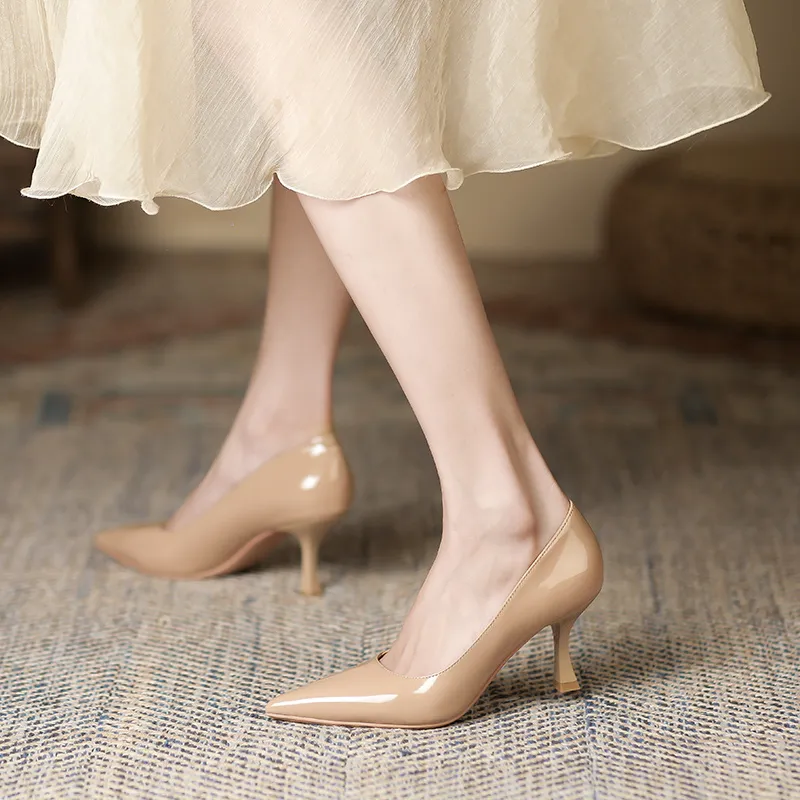 Lan Miao Slim Heel High Heels Women's-3