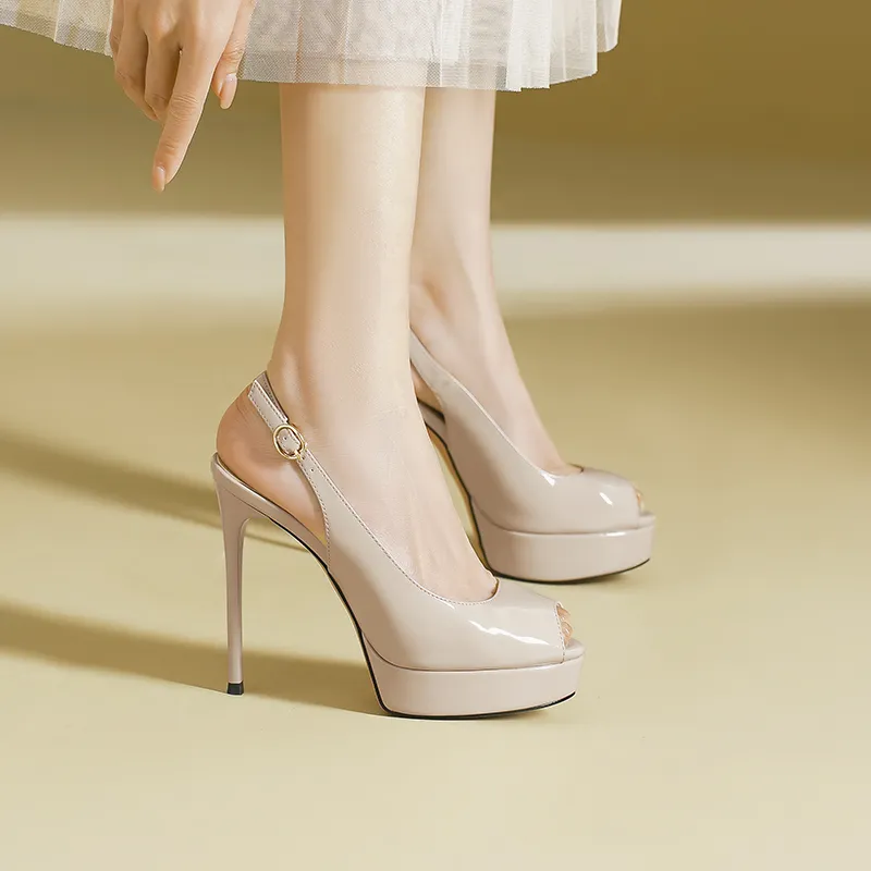 Lan Miao Slim Heel High Heels Women's-22