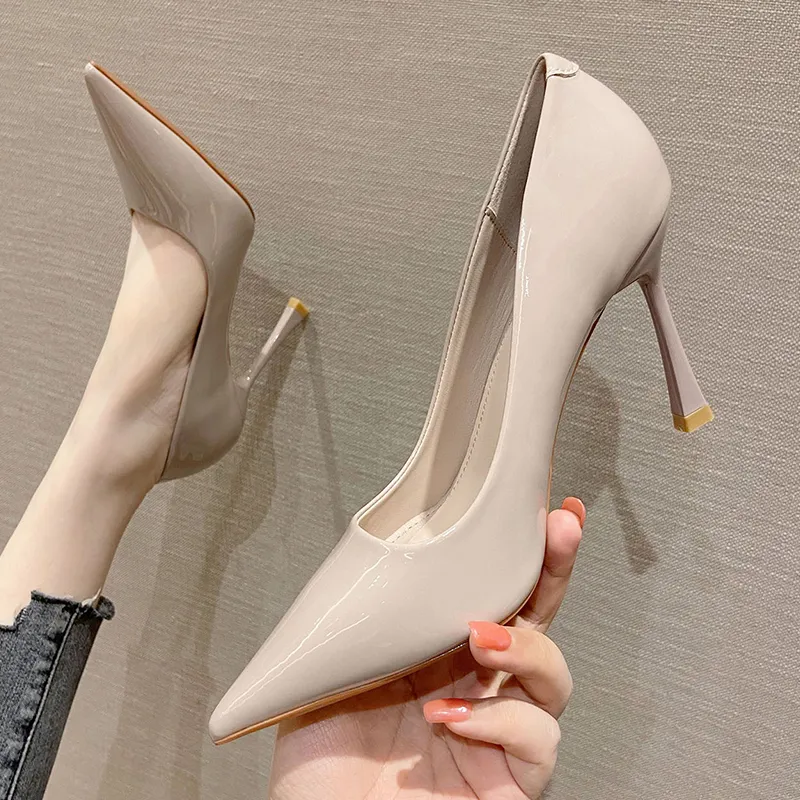 Lan Miao Slim Heel High Heels Women's-10