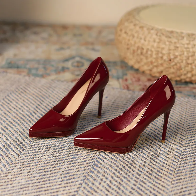 Lan Miao Slim Heel High Heels Women's-6