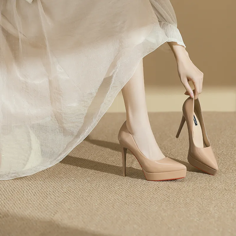 Lan Miao Slim Heel High Heels Women's-7