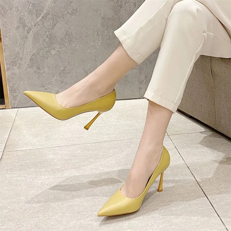Lan Miao Slim Heel High Heels Women's-1