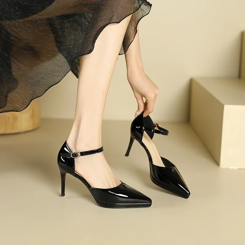 Lan Miao Slim Heel High Heels Women's-5