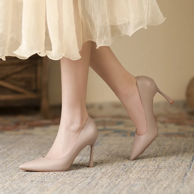 Lan Miao Slim Heel High Heels Women's-4