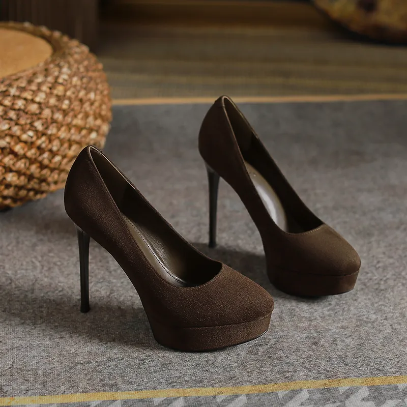 Lan Miao Slim Heel High Heels Women's-6
