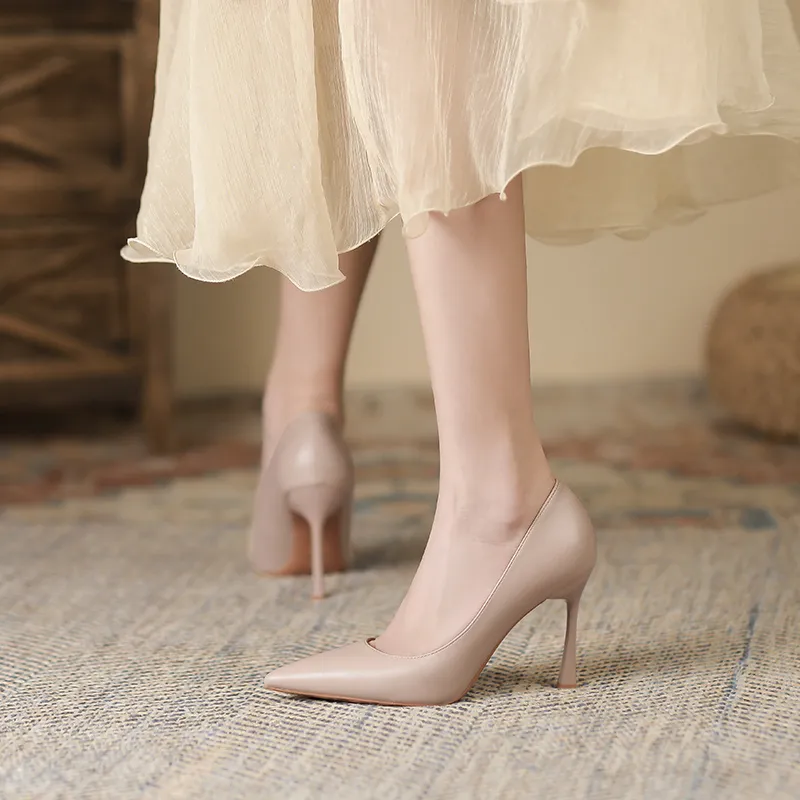 Lan Miao Slim Heel High Heels Women's-2