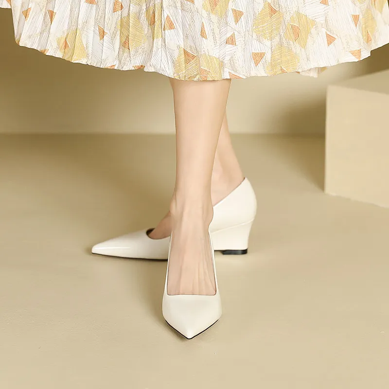 Lan Miao Wedge Heel High Heels Women's-15