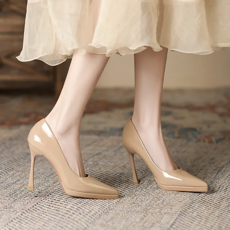 Lan Miao Slim Heel High Heels Women's-24