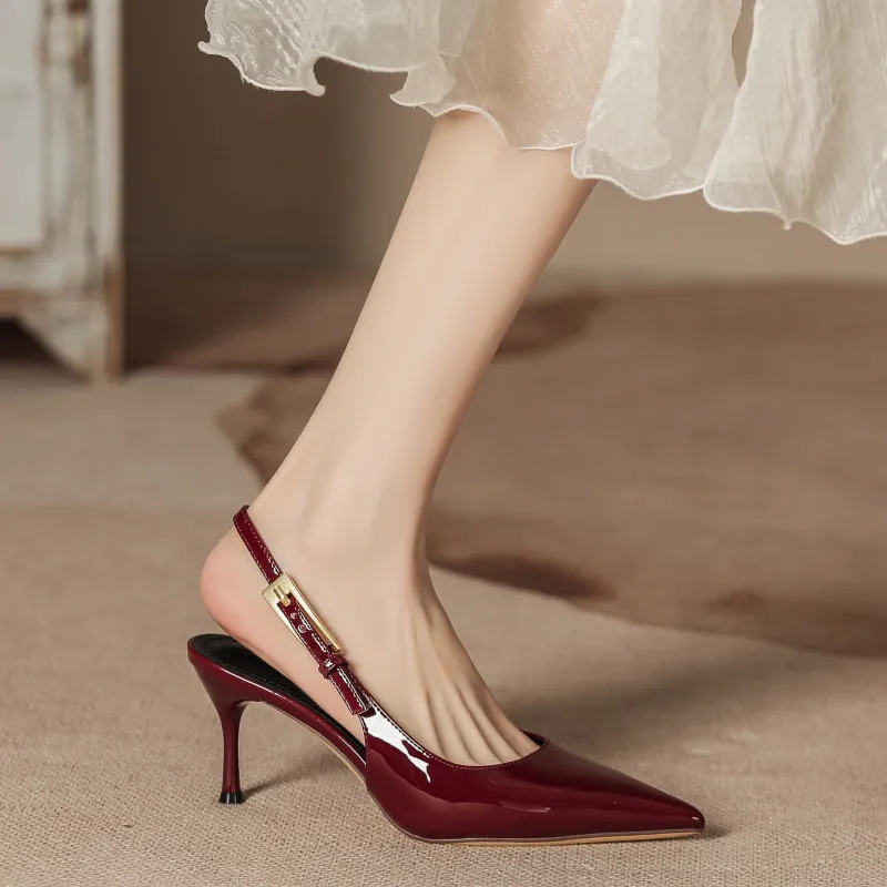 Lan Miao Slim Heel High Heels Women's-4