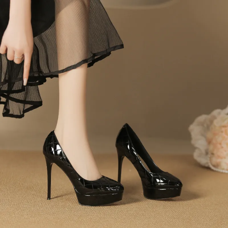 Lan Miao Slim Heel High Heels Women's-5
