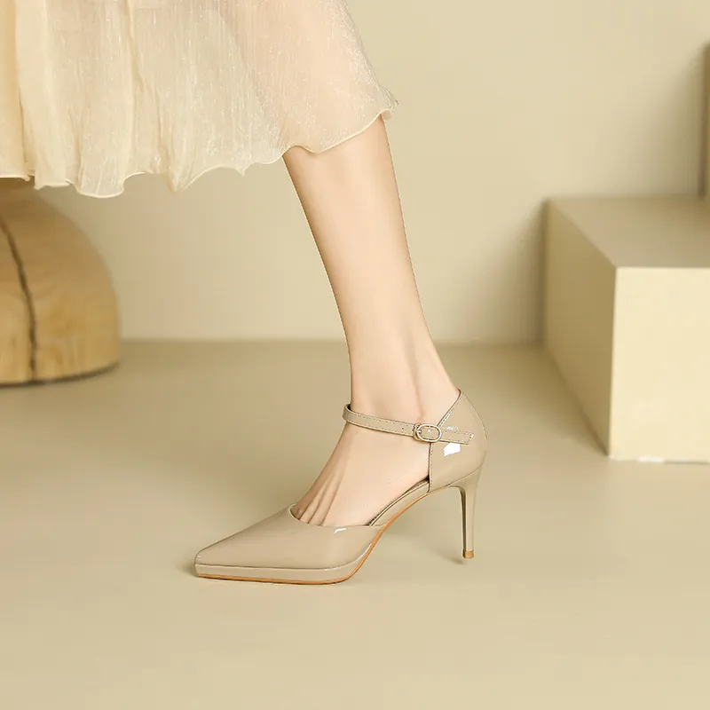 Lan Miao Slim Heel High Heels Women's-8