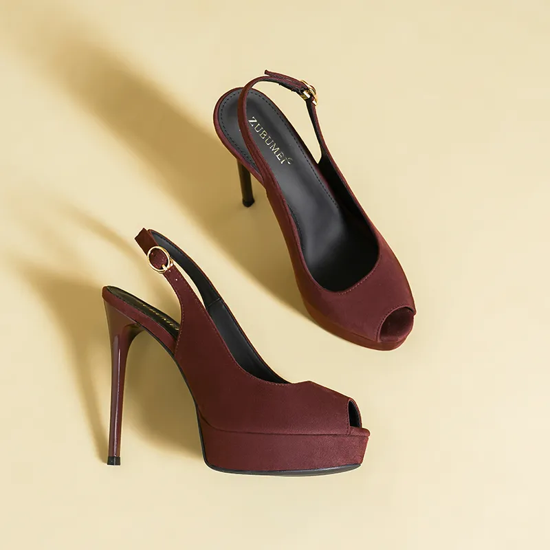 Lan Miao Slim Heel High Heels Women's-13