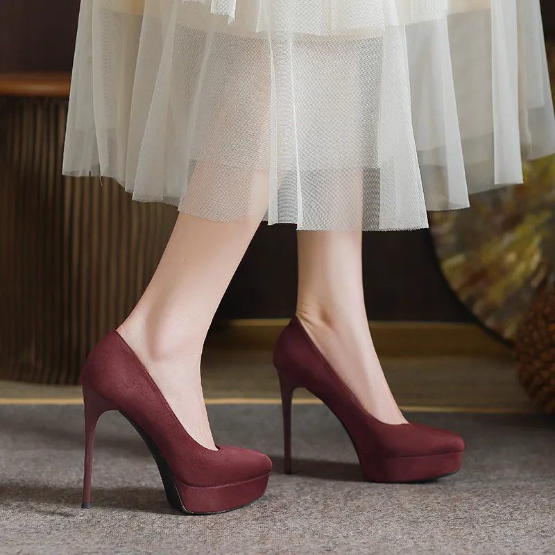 Lan Miao Slim Heel High Heels Women's-18