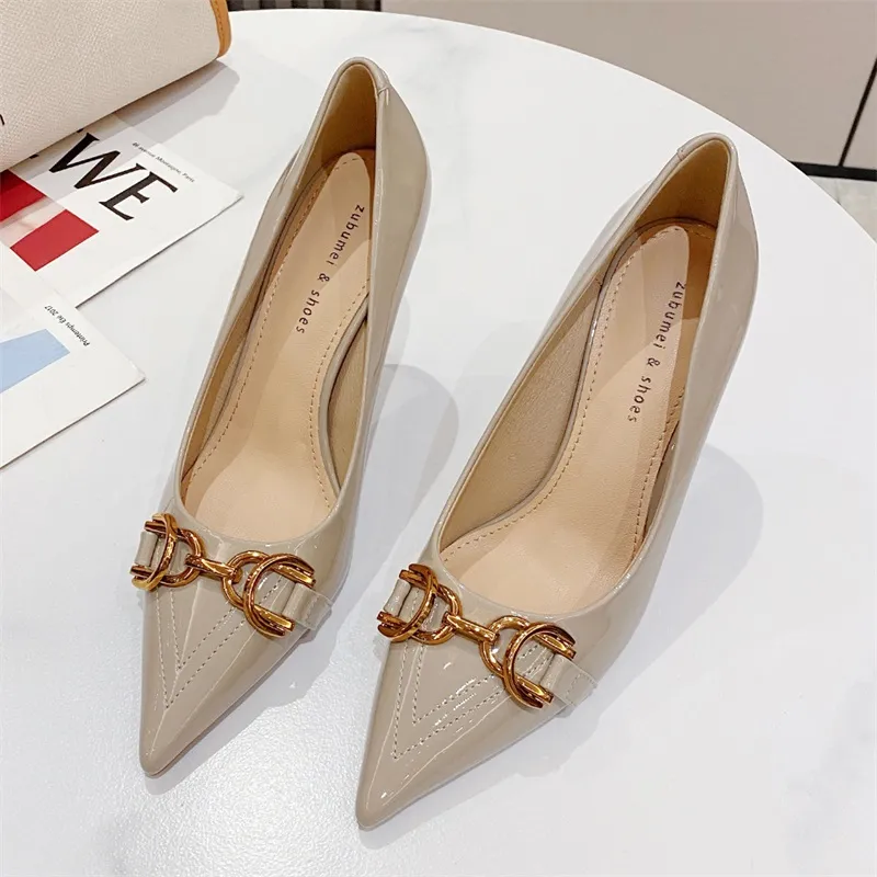 Lan Miao Slim Heel High Heels Women's-6